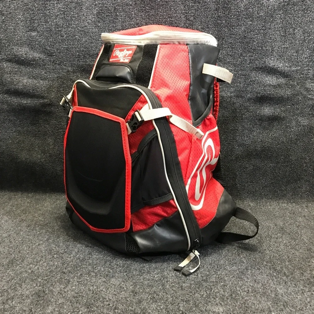 Rawlings BBBR25 Dual Batpack Baseball‎ / Softball Gear Bag Backpack Travel Bag